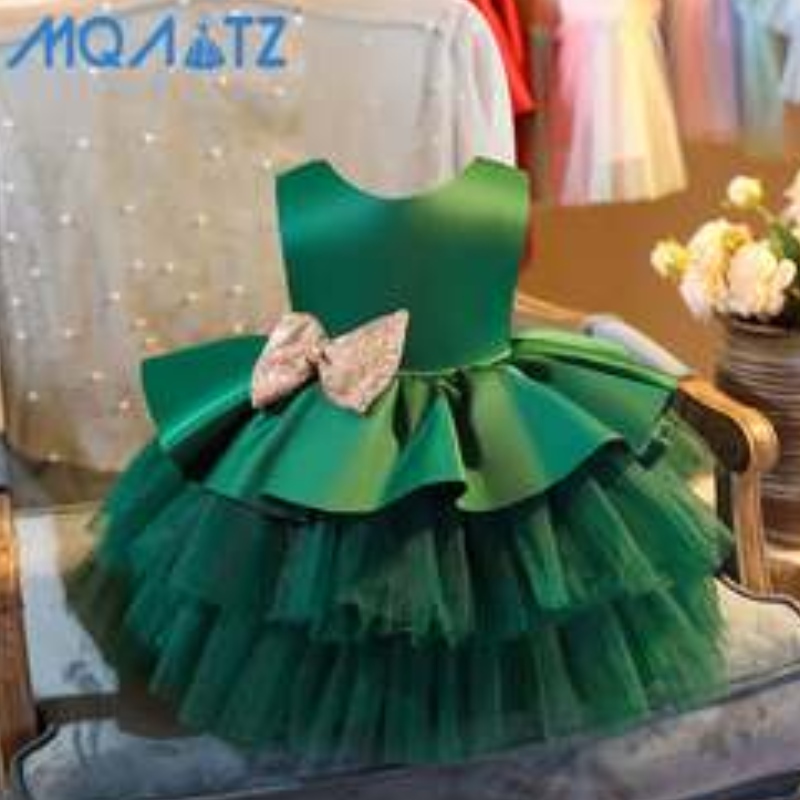 Baigeneue Kinder Party Kleid Kleid Kinder Hochzeit Kleidung ärmellose Midi Party Kleid
