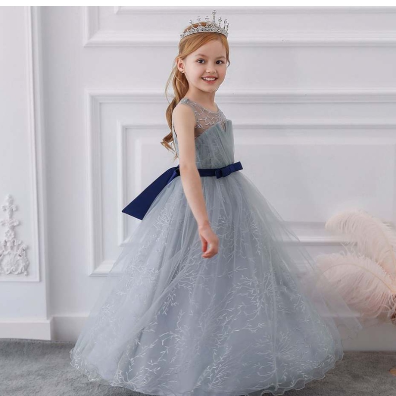 Baige Baby -Kleid -Design Bilder Hochzeitskleid Ballkleid für Kinder Geburtstagsfeier Kinder Mädchen Kleid
