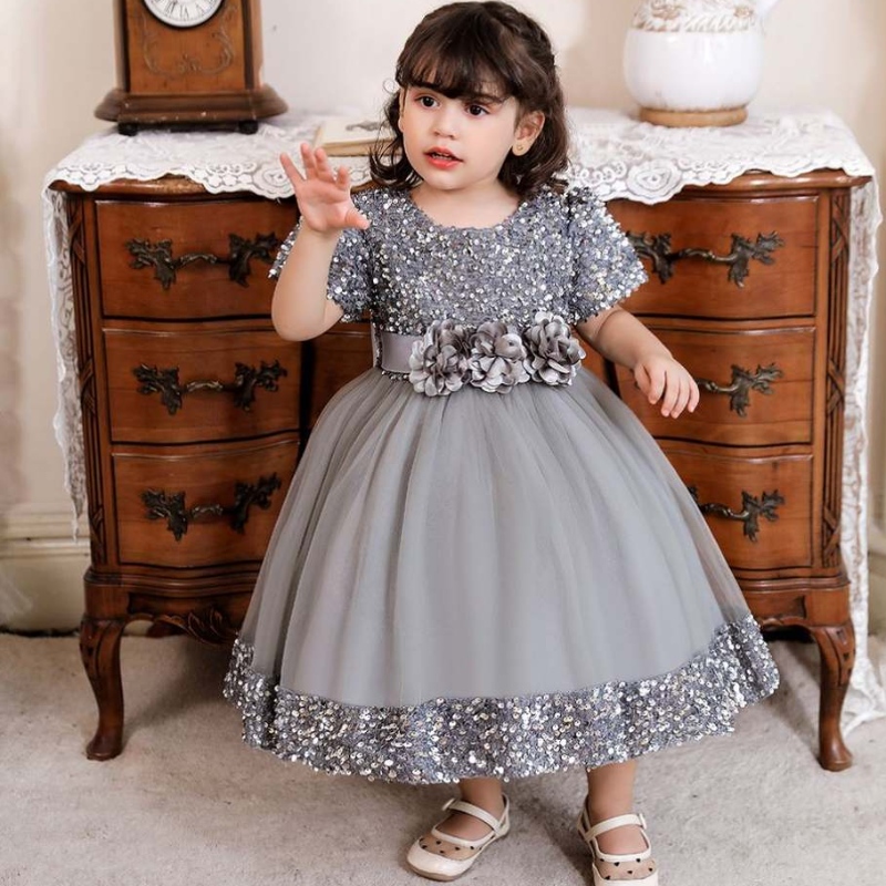 Baige Hersteller Sommer Kids Party Princess Frock PEPAPE Baby Hochzeitskleider