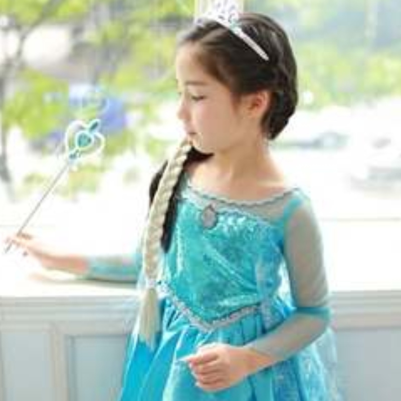 Frozen Elsa Anna Kostüm Elsa 2 Kleid Halloween Girls \\ 'Kleider mit Pailletten