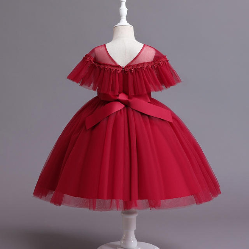 Süßes Mädchen Tutu Kleid Mesh Prinzessin Kleid für Geburtstagsfeier Prom Tüll Kleidung