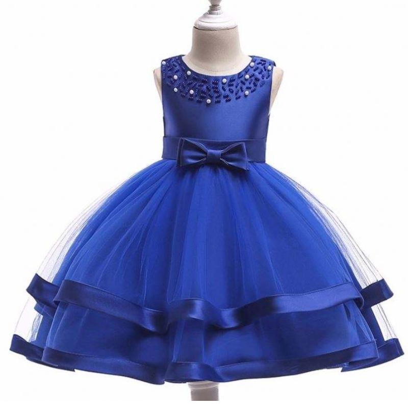 Baige Hot Sales Girl Party Kleidung Kinder Kleidungsdesigns Baby Party Kleid L5017