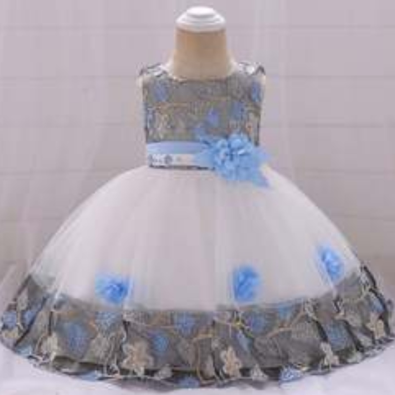 Neue Weihnachtskinder -Kleidung Baumwolle in Mädchen Kleidung Set Girls Rüschenoutfits Prinzessin Kleid Mädchen formelles zweiteiliges Kleid L5045XZ