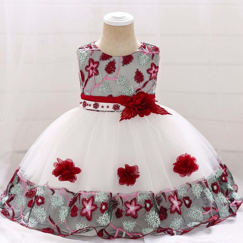 Neue Weihnachtskinder -Kleidung Baumwolle in Mädchen Kleidung Set Girls Rüschenoutfits Prinzessin Kleid Mädchen formelles zweiteiliges Kleid L5045XZ