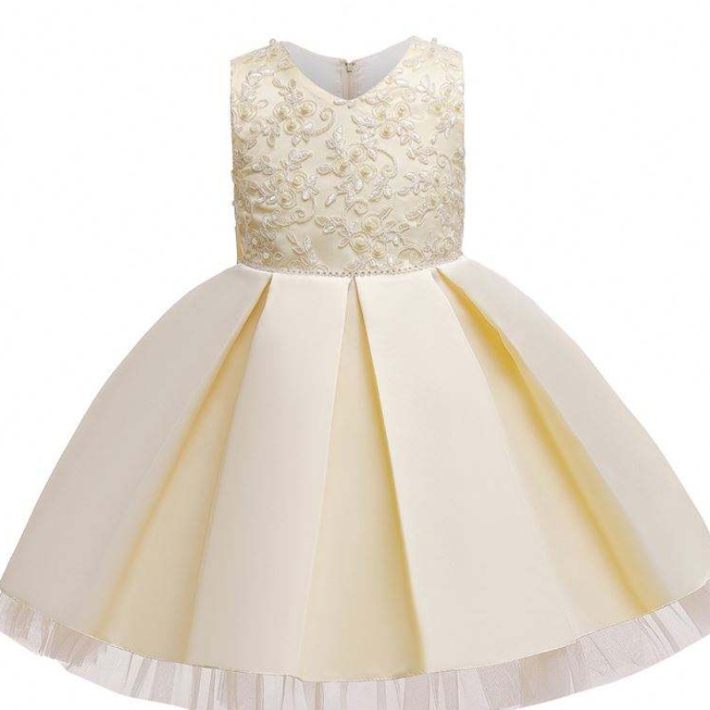 Baige Kinder Prinzessin Kleider gestickt lila Partykleider Baby Party Ballkleid Kleider Kleider