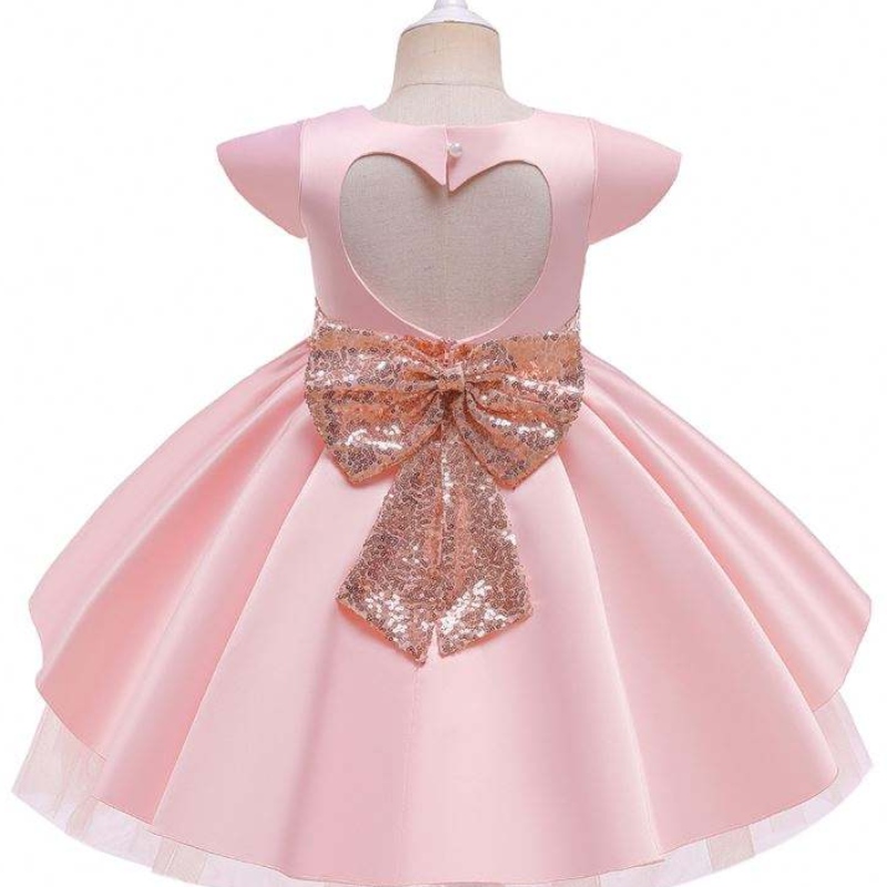 Baigeneue kleine Mädchen Brautkleider Kinder Prinzessin Kleider mit Bow Child Birthday Party Kleid 3-10 Jahre alt