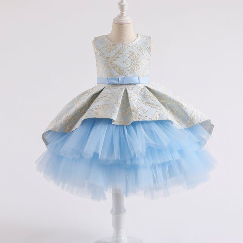 Neue Mode Kids Clothing Girl Kleider Kleider Kinder Geburtstagsfeier Hochzeit Ballkleid 2171