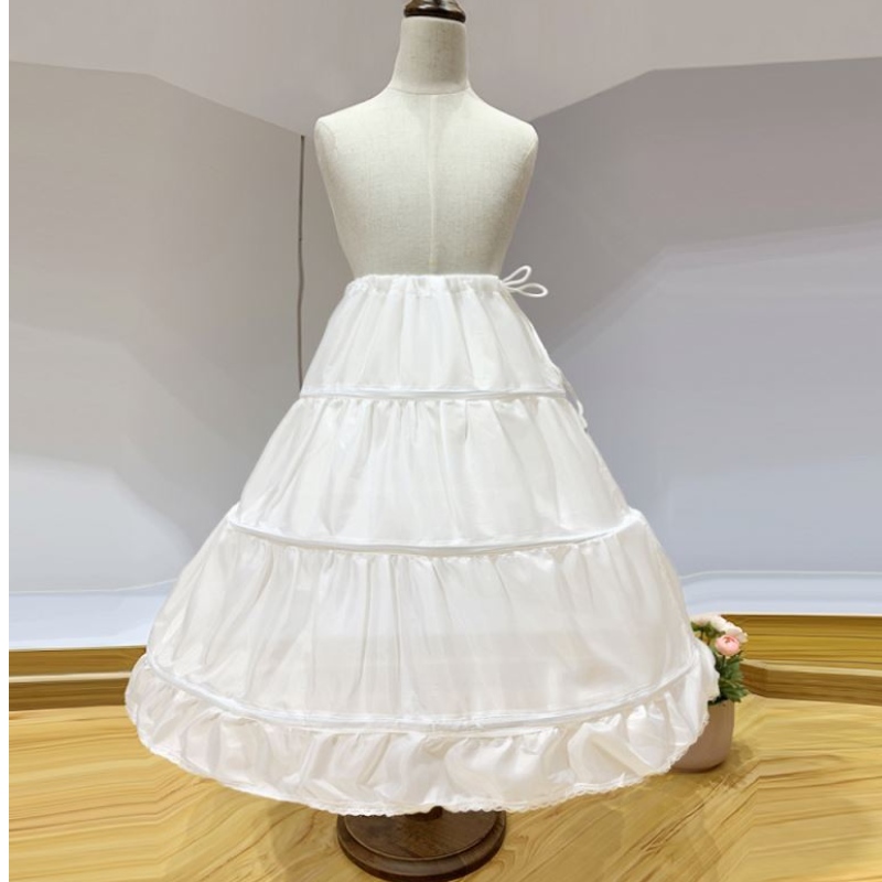 Baige Fashion Crinoline Petticoat Rock für Mädchen Ballkleid Unterrock für Hochzeitskleid PS06