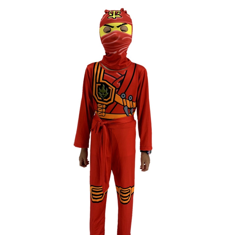 Ninja Le Cosplay Go Anime Rollenspiele Kostüm Jungen und Mädchen Jumpsuit Halloween Weihnachtsfeier Set