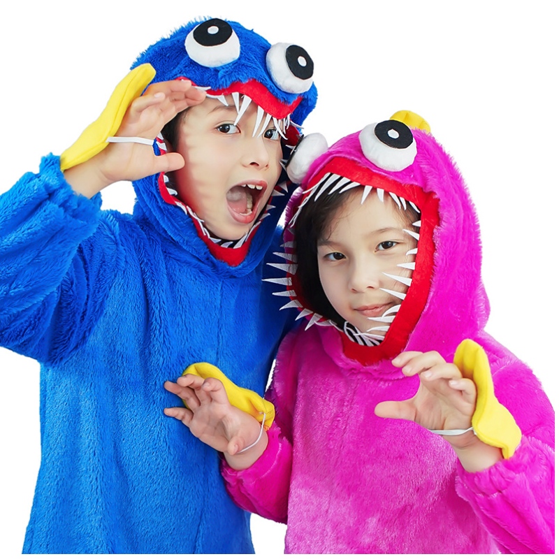 Neues Design Kids Oversuit Poppy Playtime Cosplay Halloween Kostüme für Jungen und Mädchen