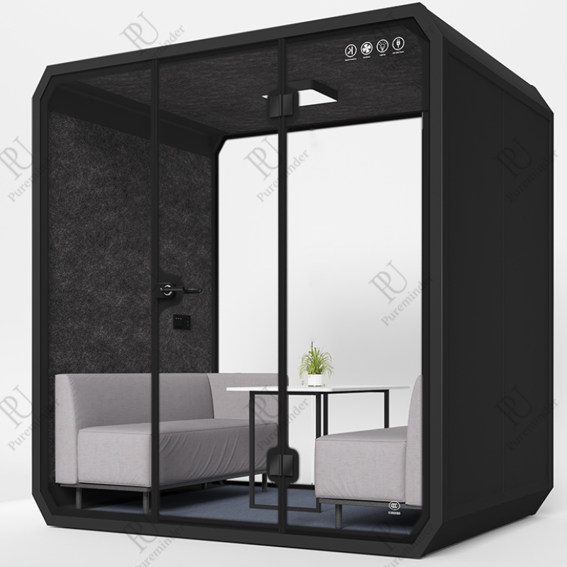 Pureminder l Größe Schalldichtste Booth Private tragbare Stille für Besprechung, Büro und Außenbereich