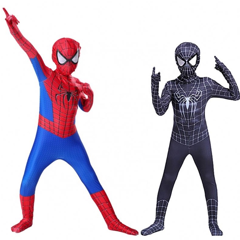 Hochwertiger Spinsuit -Halloween -Cosplay -Sets für Männer für Männer Traje Spider Man Spandex TV&movie Kostüm