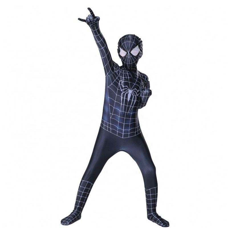 Hochwertiger Spinsuit -Halloween -Cosplay -Sets für Männer für Männer Traje Spider Man Spandex TV&movie Kostüm