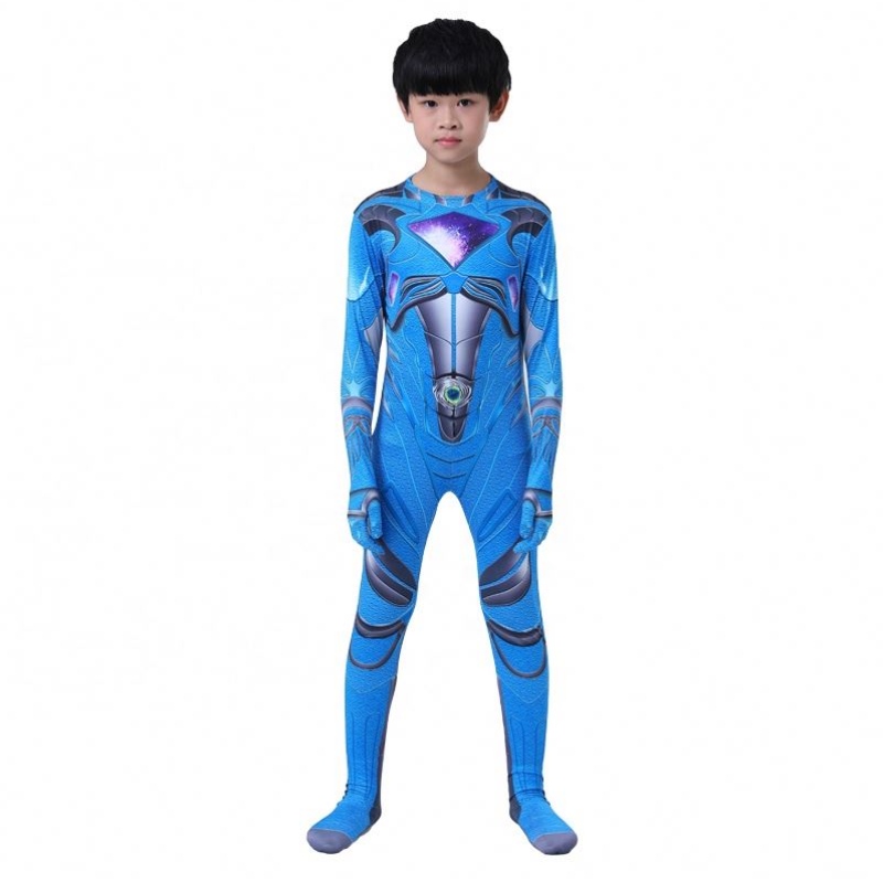 Großhandel Multiple Color Halloween Carnival Party Cosplay fünf Beast Superhelden Mystic Force Power Ranger Kostümanzug für Kinder
