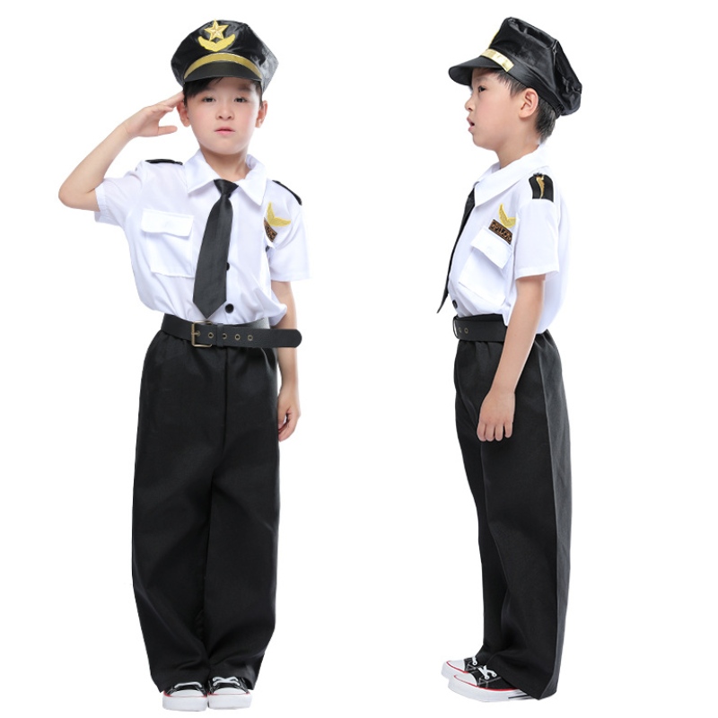 Dress Up Deluxe Children Pilot Kostüm Set Young Captain Rollenspielanzug