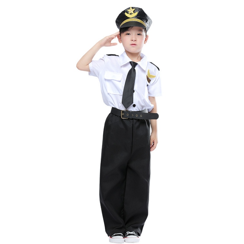 Dress Up Deluxe Children Pilot Kostüm Set Young Captain Rollenspielanzug