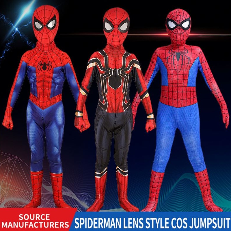 Halloween Kostüm Lieferanten Großhandel Spider-Man Kostüm Bodysuit Cosplay Party Kleidung