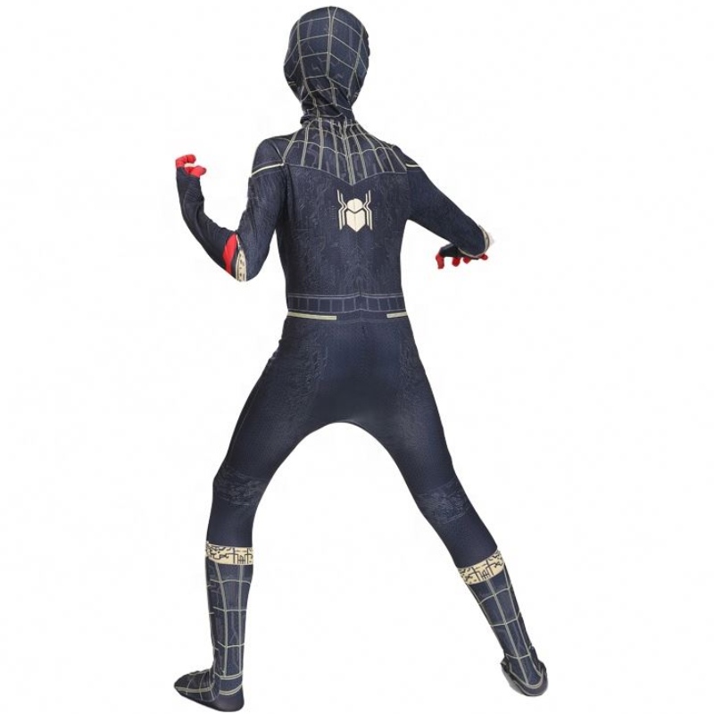 Ausgefallener Jumpsuit Erwachsener und Kinder Halloween Cosplay Bodysuit Red Black Spandex 3D Printed Clothing Spider Man Spiderman Kostüm