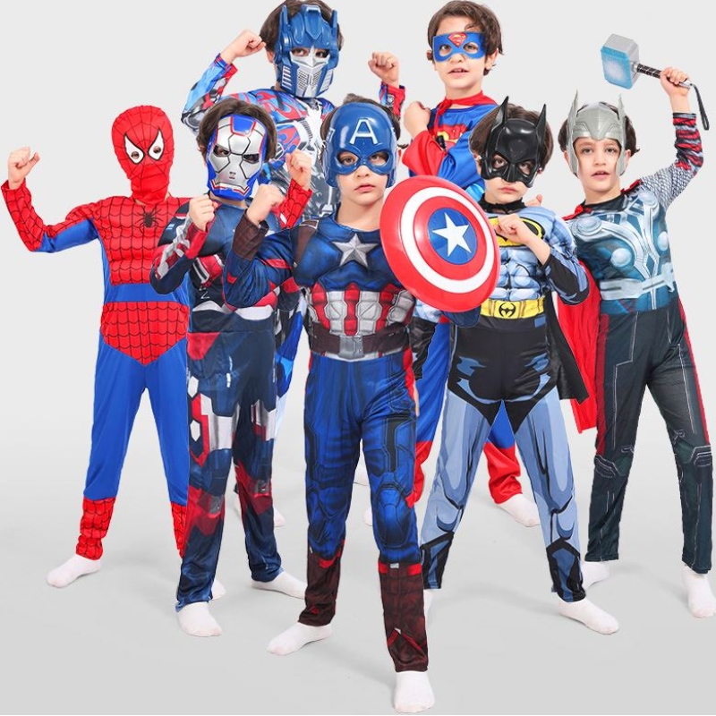 Auf Lager Superhelden Halloween Kostüm Kinder