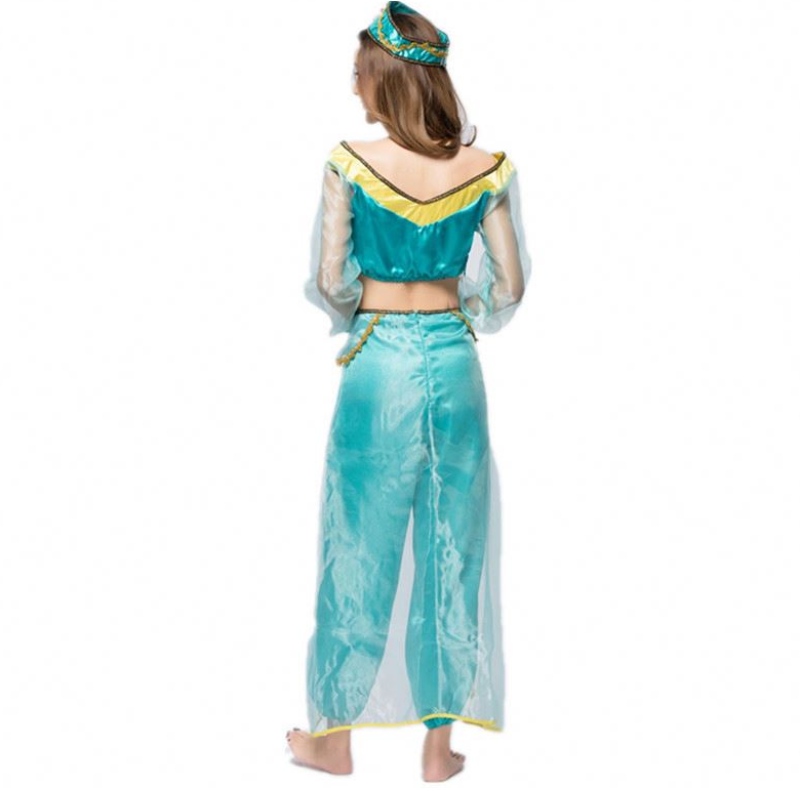 Cosplay Women Halloween Arabische Prinzessin Aladdin Erwachsener Jasminkostüm HCAL-009