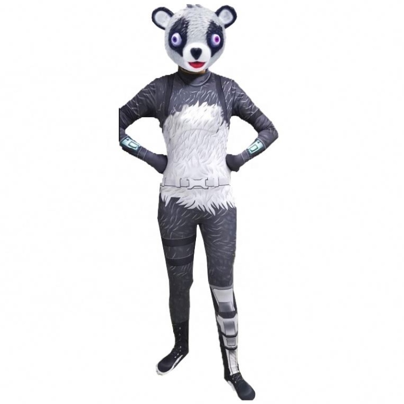 New Fancy Factory Direct Hot Sale Cuddle Team Leader Jumpsuit weiblicher Schädel Trooper Bodyuit für Erwachsene Fort Nite Cosplay Kostüm