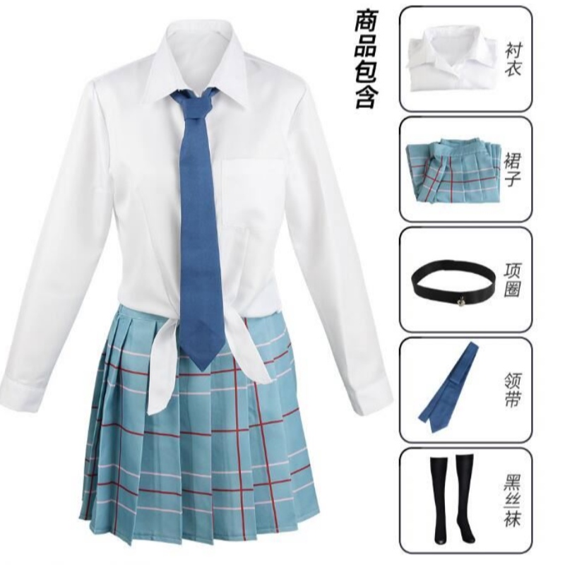 ecowalson marin kitagawa cosplay mein kleider up kostüm schule jk uniformrock outfits Halloween karnevalanzug