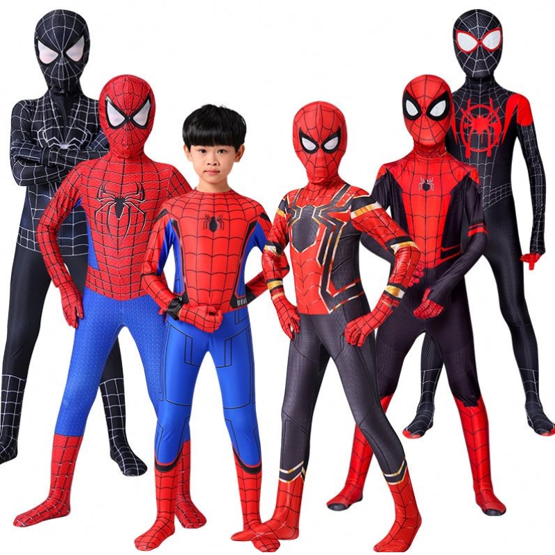 Hersteller Großhandel Vielfalt der spinnen parallele Welt elastischen und atmungsaktiven Cosplay -Kleidung Kostüme Marvel