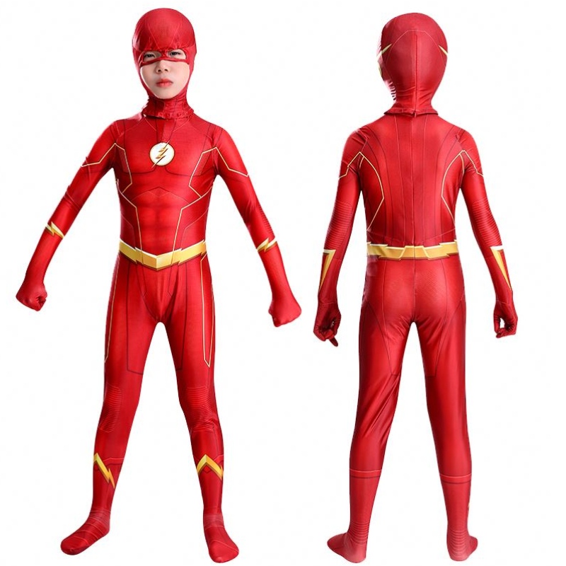 Kinder Kostüm Halloween Carnival Kostümfabrik Hot Sale Flash Cosplay BodySuit