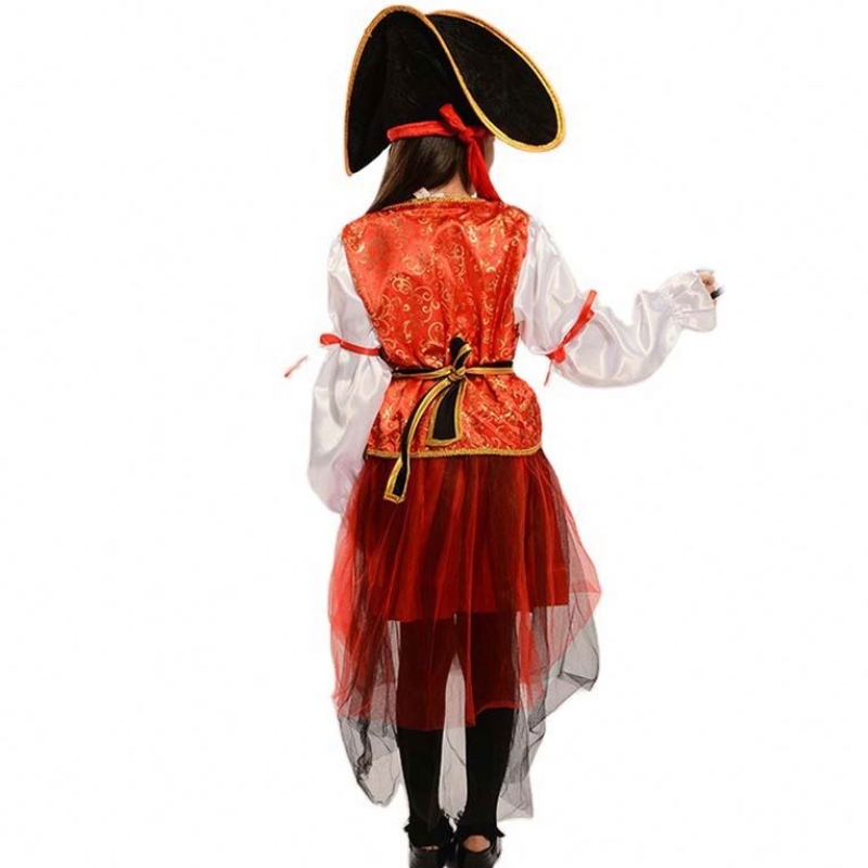 2022 Girl Kid Rollenspiel Spiel Dress-up Set Pirates of the Caribbean Kostüm HCVM-006