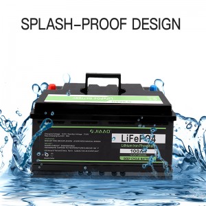 JiaAo Lithium Eisen Phosphat Batterie lifepo4 12v 100/200AH rv Marine Tiefzyklus BMS Bluetooth Lithium Batterie