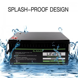 25V 300/400Ah wiederaufladbare LiFePO4 Lithium-Ionen-Batterie mit Bluetooth BMS