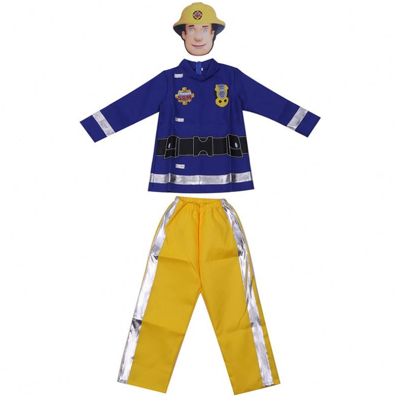 Fireman Sam Small Rescue Children Spiele Auftritte Dress Up Outfit Kinder Cosplay Halloween Kostüme