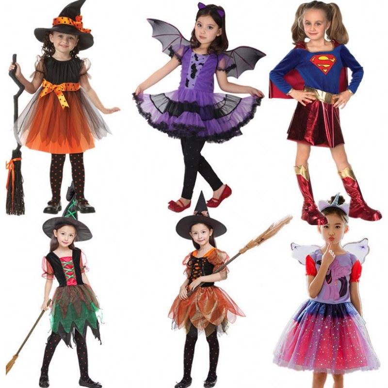 Cute Sisters 's Halloween Cosplay Kostüm Dance Fancy Anime Kostüm für den Tag der Hexen