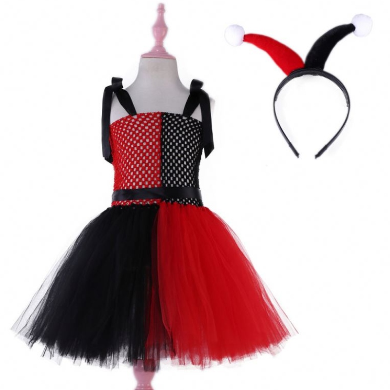 Selbstmord Harley Squad Quinn Anime Kostüme Purim Weihnacht Halloween Party Cosplay -Kleidungskleid für Kinder