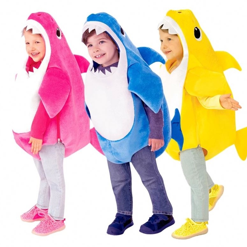 2022 Kleinkind Family Shark Kostüm Cosplay Halloween Kostüm für Kinder Tiere Kostüm für Kinder Carnival Party Anzug Anzug