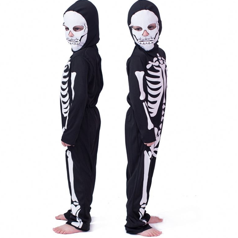 Halloween Kinder Kostüme cos Maskerade Kostüme für Männer und Frauenschädel Skelett Geisterkleidung Horror Kleidung Kostüme