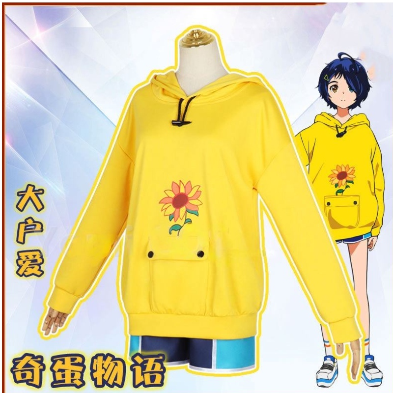 Neues Anime Wonder Priorität Cosplay Ohto Ai Hoodies Girl Sweatshirt Sport Pullover Kostüm Kleidung Cos Perücke Halloween