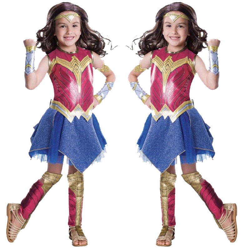 Wonder Woman Movie Child 's Value Kostüm Kids Girls Fancy Deluxe Kleidung