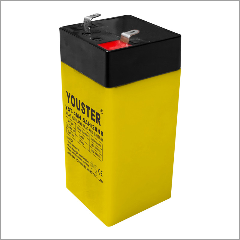 4V 4.5AH wiederaufladbare versiegelte Bleisäurebatterie für LED-Licht und kleine Gewichtswaagen
