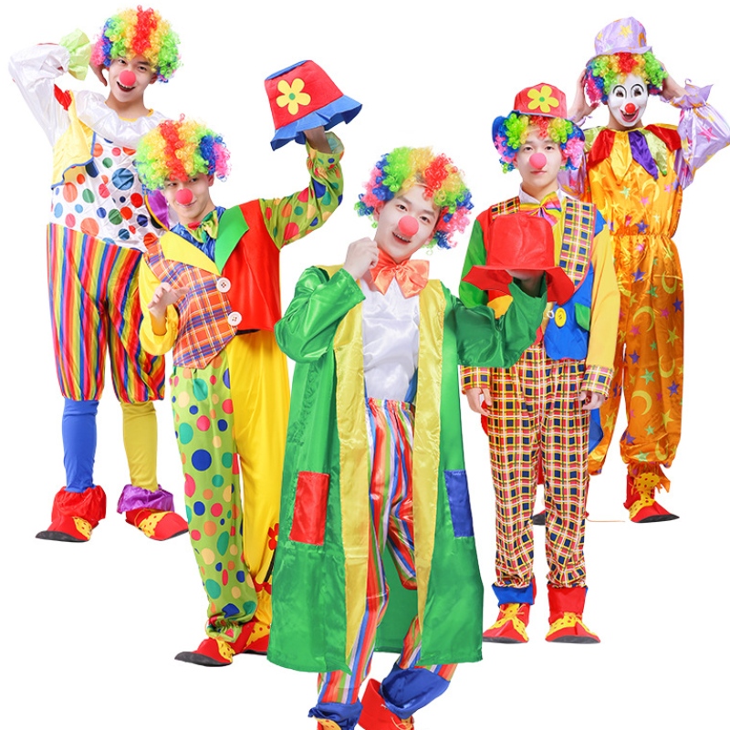 Halloween Clown Kostüm für Erwachsene für Cosplay -Kostümparty -Party -Bar Dekoration Weihnachtsfeier Clown Anzug für 2022