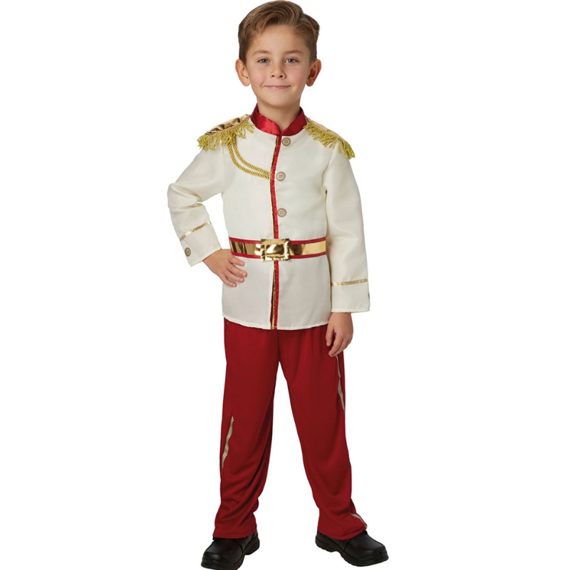 Prince Charming Kostüm Prinz Dress up mittelalterlicher Royal Prince Outfit Kostüm für Kinderkinder Jungen im Alter von 3 bis 14 Jahren