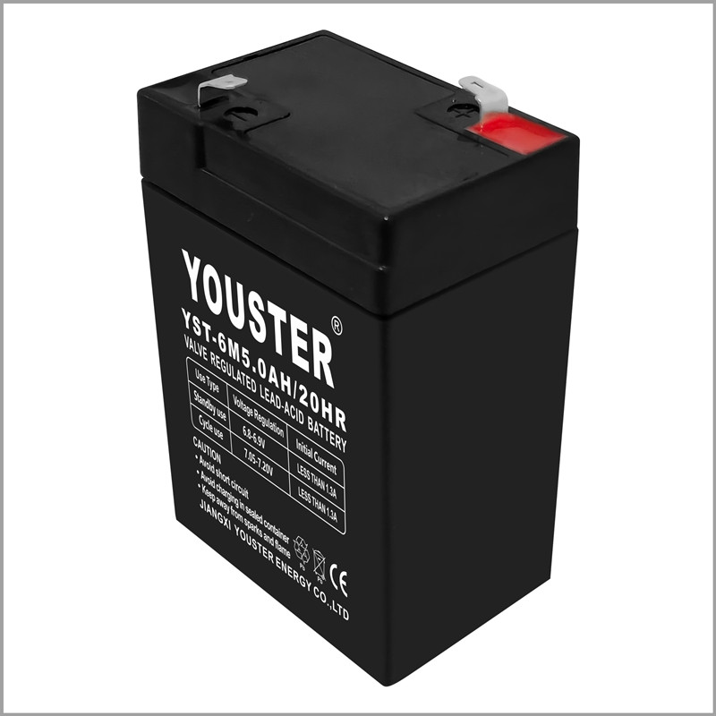 Youster Blei Säure Batterie 6V 5.0AH Batterie Verwendung für die Beleuchtung/ups