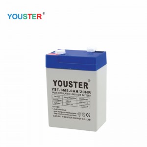 Youster Blei Säure Batterie 6V 5.0AH Batterie Verwendung für die Beleuchtung/ups