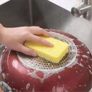 Zellulose Schwamm quadratisch komprimiert Geschirrspülschwamm für Küche komprimiert natürliche Zellulose Küchenschwämme