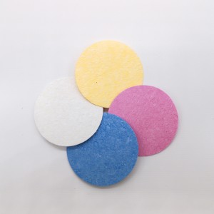 Biologisch abbaubare Cellulose Gesichtsschwamm komprimierte Cellulose Hautpflege Gesichtsschwamm