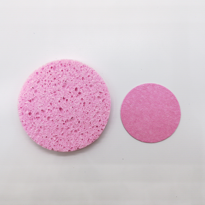 Biologisch abbaubare Cellulose Gesichtsschwamm komprimierte Cellulose Hautpflege Gesichtsschwamm