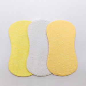 Kundenspezifischer Cellulose Schwamm Bad Cellulose Schwamm für Kits Körper Bad Schwamm Bürste