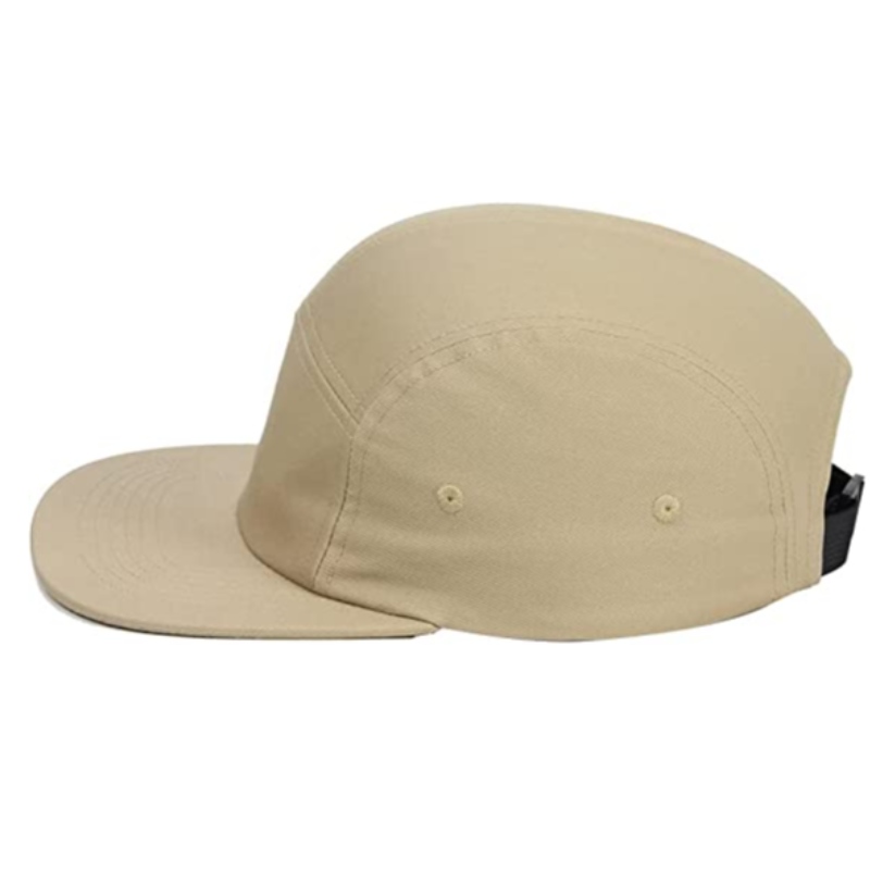 Logo 3D Stickerei benutzerdefiniertes Logo Neues Design unstrukturierte Low Profile Camp Blank Plain Nylon 5 Panel Hut