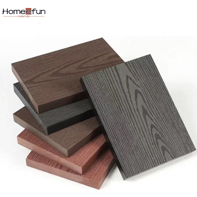 2022 neue 3D WPC Decking Holz Kunststoff Verbund PE im Freien hohle feste Decking Bodenbelag Antiseptisch