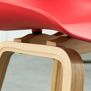 Moderne Club Restaurant Bar High Stuhl Speisestuhl Bunte Plastik Stoff Café Stühle Stühle